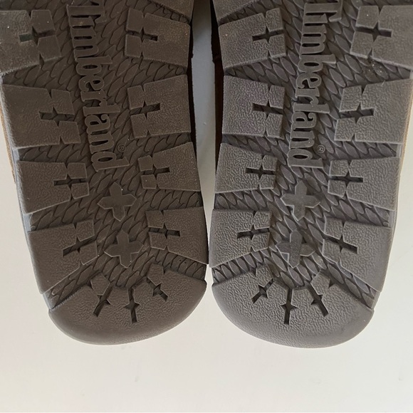 Timberland Men's Stony Ledge Flannel-Lined Moc Slipper in Dark Brown, size 7 - Picture 12 of 13